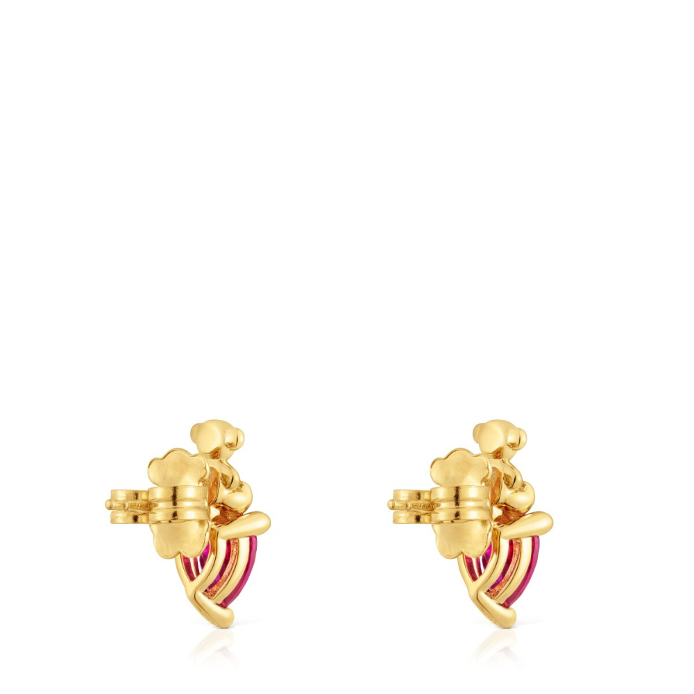 Серьги Bold Bear из вермеля фото 4