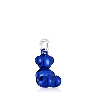 Кулон Bold Bear из стали с синим покрытием