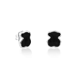 Серьги Icon Color из серебра с ониксом
