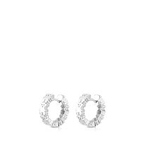 Серьги-кольца из серебра