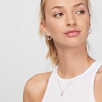 Колье Icon Color из серебра с розовым кварцем