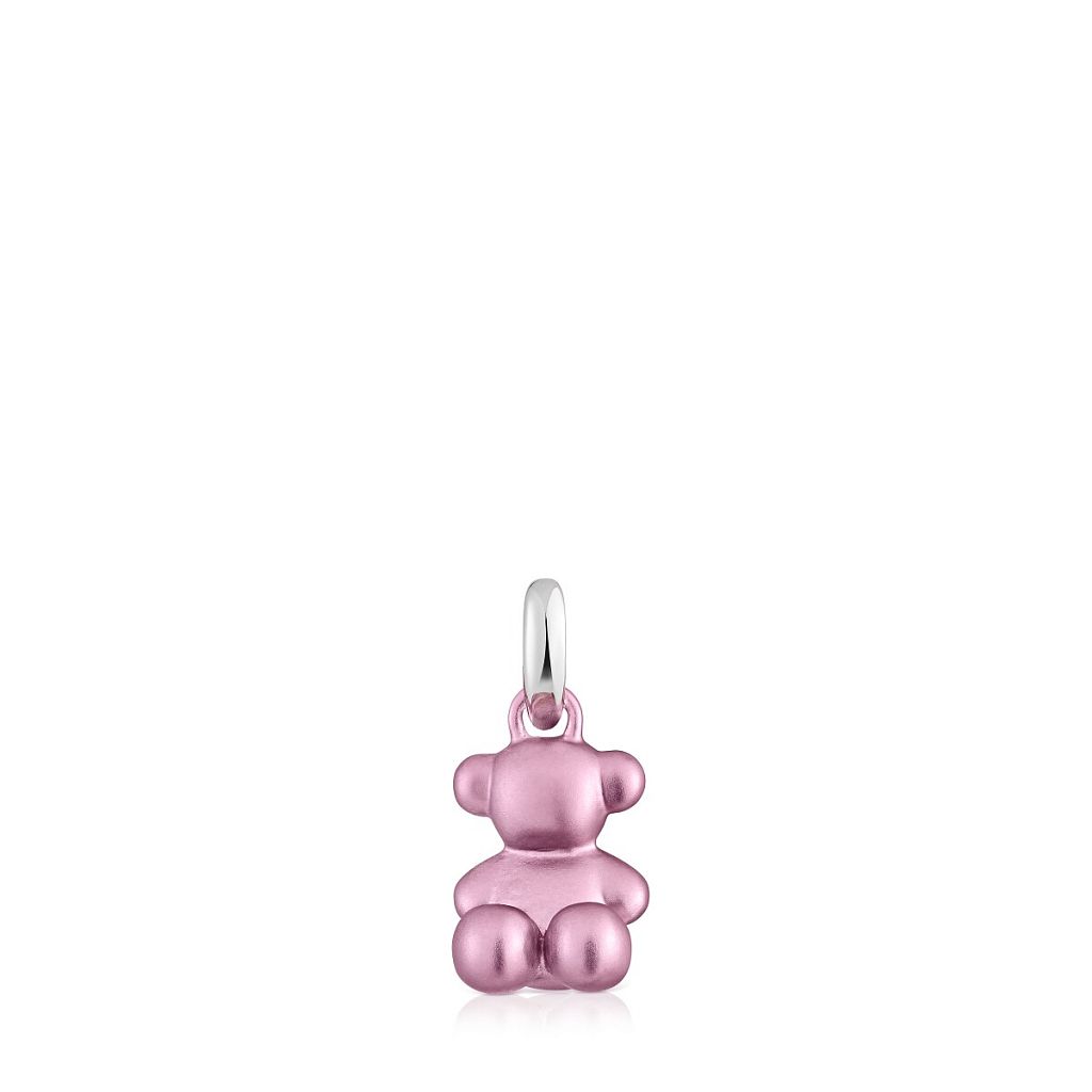 Кулон Bold Bear из стали с розовым покрытием