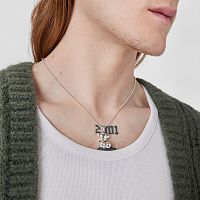Кулон Bold Bear из серебра