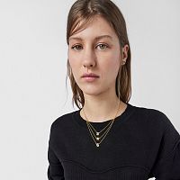 Колье из вермеля с бриллиантами и жемчугом