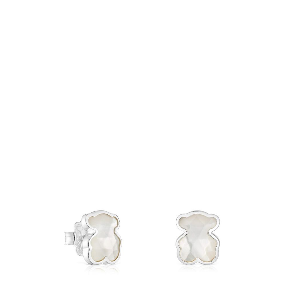 Серьги Icon Color из серебра с перламутром