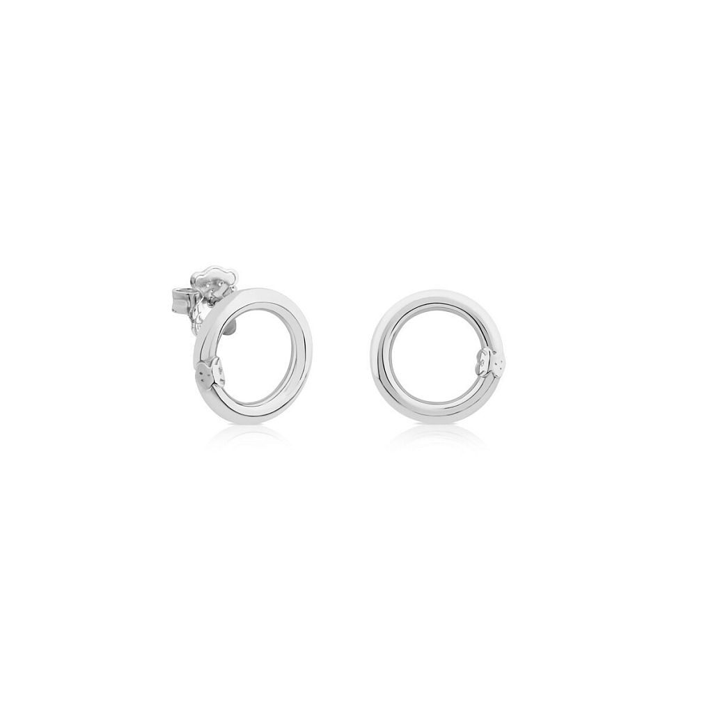 Серьги из серебра, 16 мм