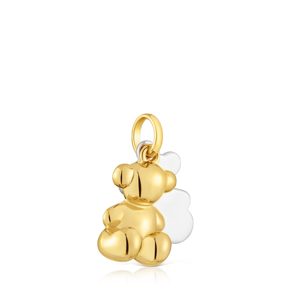 Кулон Bold Bear из вермеля и серебра фото 3