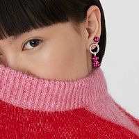 Кулон Bold Bear из стали с розовым покрытием