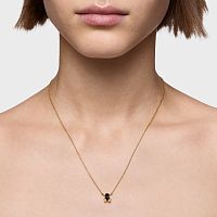 Колье из вермеля с ониксом