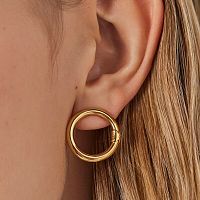 Серьги из вермеля, 20 мм