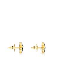 Серьги Icon Color из вермеля с ониксом