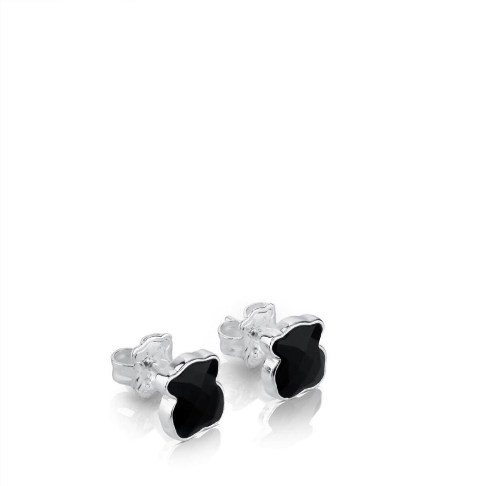Серьги Icon Color из серебра с ониксом фото 5