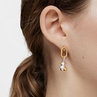 Серьги из вермеля, 10 мм