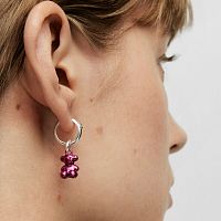 Кулон Bold Bear из стали с розовым покрытием