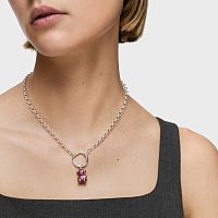 Кулон Bold Bear из стали с розовым покрытием
