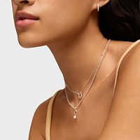 Колье из серебра