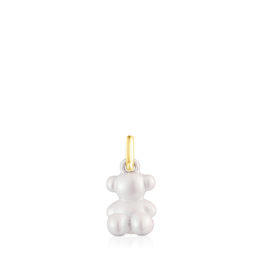 Кулон Bold Bear из стали с белым покрытием фото 2