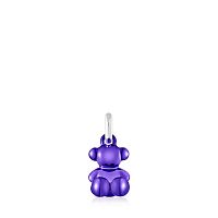 Кулон Bold Bear из стали с сиреневым покрытием