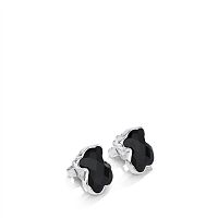Серьги Icon Color из серебра с ониксом