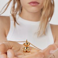 Кулон Bold Bear из вермеля