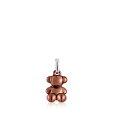 Кулон Bold Bear из стали с медно-розовым покрытием