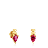 Серьги Bold Bear из вермеля