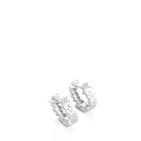Серьги-кольца из серебра
