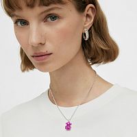 Кулон Bold Bear из стали с розовым покрытием