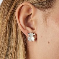 Серьги Icon Color из серебра с перламутром
