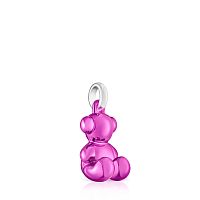 Кулон Bold Bear из стали с розовым покрытием