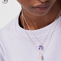 Колье Icon Color из серебра с аметистом