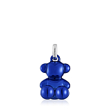 Кулон Bold Bear из стали с синим покрытием
