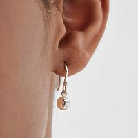 Серьги из серебра с жемчугом