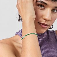 Браслет Bold Bear из серебра и халцедона