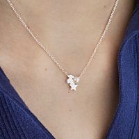 Колье из серебра с жемчугом