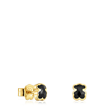 Серьги Icon Color из вермеля с ониксом