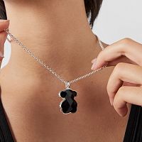 Кулон из серебра с ониксом