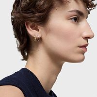 Серьги из белого золота с бриллиантами