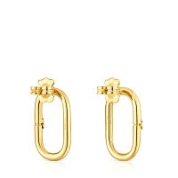 Серьги из вермеля, 25 мм