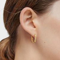 Серьги-кольца из вермеля