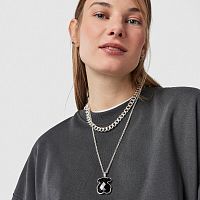 Кулон из серебра с ониксом
