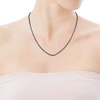 Цепь из темного серебра, 70 см
