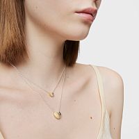 Колье из серебра и вермеля