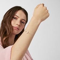 Браслет из серебра с диском