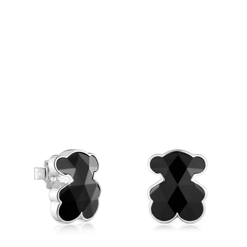 Серьги Icon Color из серебра с ониксом фото 2