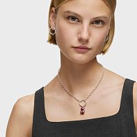 Кулон Bold Bear из стали с розовым покрытием