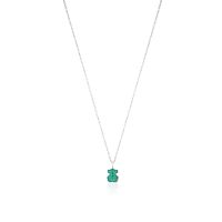 Колье Icon Color из серебра с амазонитом