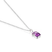 Колье Icon Color из серебра с аметистом