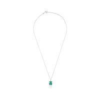 Колье Icon Color из серебра с амазонитом