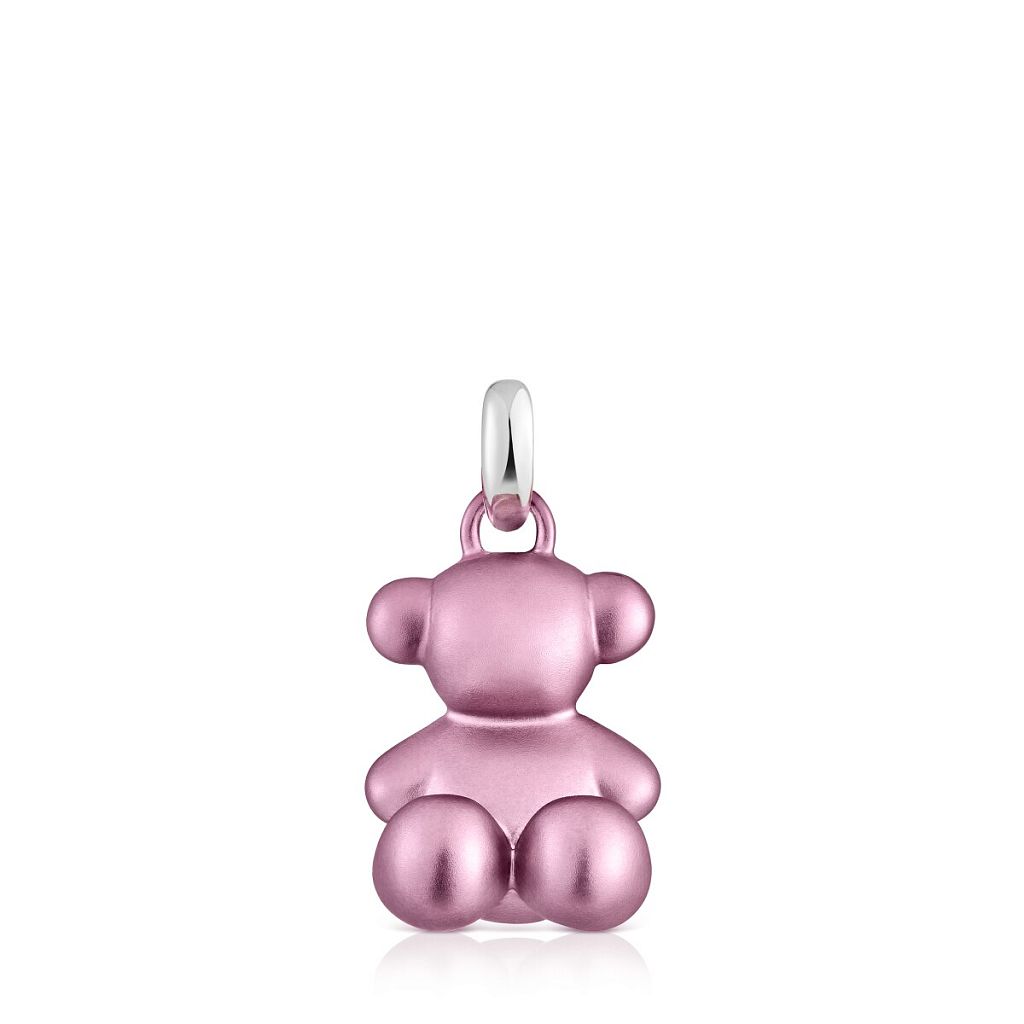 Кулон Bold Bear из стали с розовым покрытием